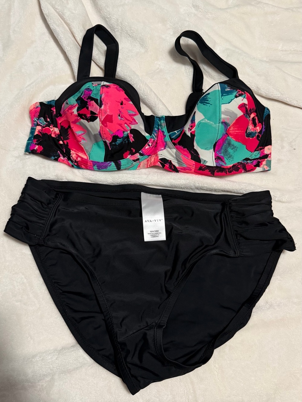 Ava &Viv 2pc bathing suit 16/18W